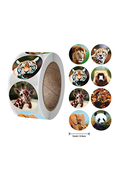 Choice1 H0313-500pcs 100-500pcs Animal Reward Stickers Stationery Stickers Gi...