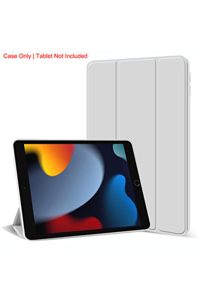 choice2 حافظة قابلة للطي ثلاثية الأبعاد باللون الرمادي لجهاز iPad 8th (10.2 ب...
