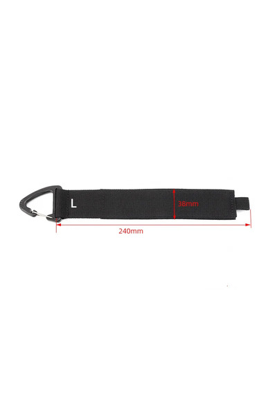 Choice1 L Hanging Carabiner Heavy Strap Nylon Storage Belt Extension Cord Sto...