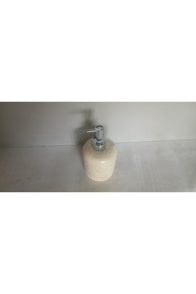 Home Umut Marble Beige Liquid Soap Dispenser