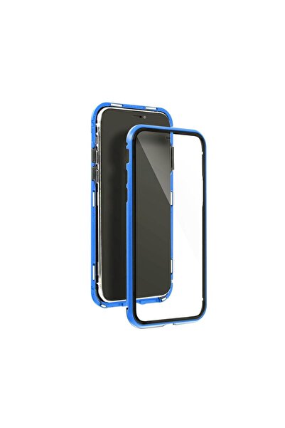OEM Μαγνητική Θήκη 360° front back Apple iPhone 12 Pro Max Μπλε