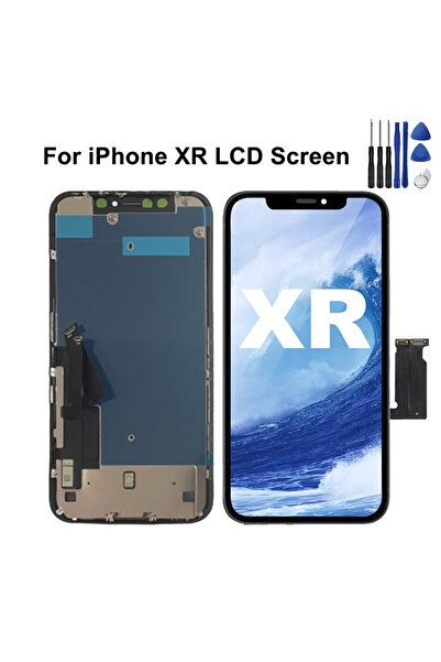 Choice شاشة LCD لهاتف آيفون XR بجودة عالية من نوع Incell مع إطار معدني وخاصية...