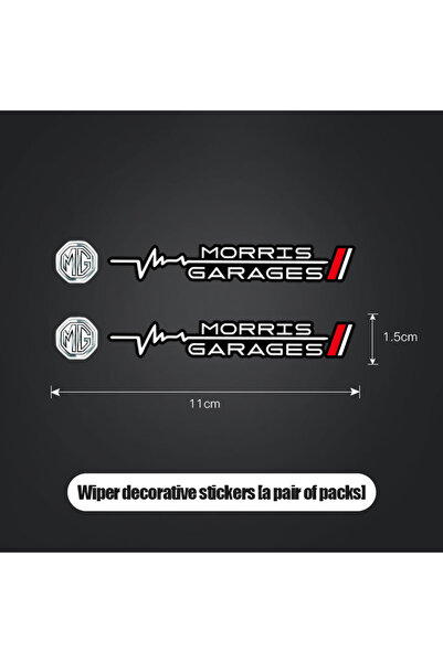 Choice 2Pcs MG 2Pcs Car Wiper Sticker Auto Waterproof PU Stickers For MG 4 5 ...