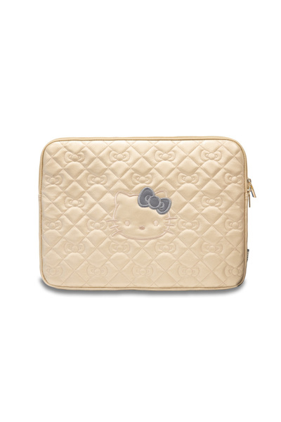 Hello Kitty Husă HKCSZPEKHBPD 14 " auriu/auriu, cu fermoar, din PU matlasat, ...