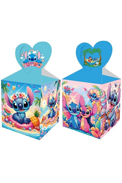 Choice Bandai A-12Pcs Stitch Party Favor Boxes, 12Pcs Gift Boxes, Cartoon Tre...