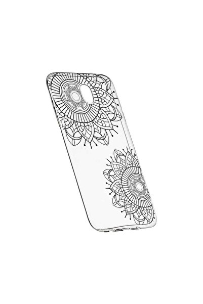 bestcase Husa Silicon, Transparent, Slim, Black Flower, 117, Xiaomi Mi4