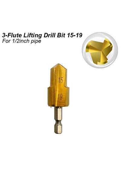 Choice1 PPR Lift Drill Bit A 3-Flute PPR Lifting Step Drill Bit Socket Ream T...