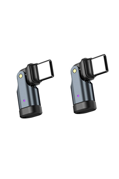 Choice قطعتان من NNBILI 180 °   محول PD240W USB3.1 USBC إلى Type C OTG مع كاب...