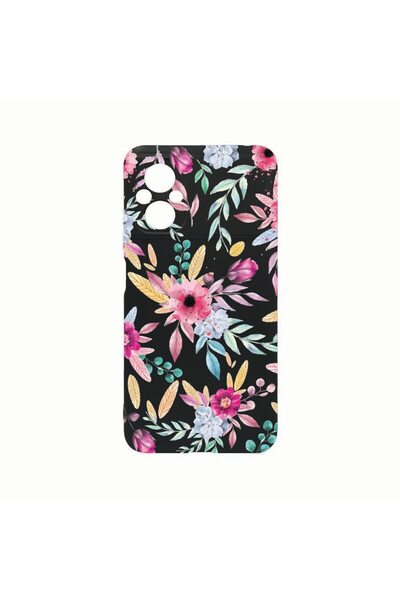 bestcase Θήκη Σιλικόνης, Συμβατή με Xiaomi Poco M5, Χαρούμενα Λουλούδια, Ανθε...