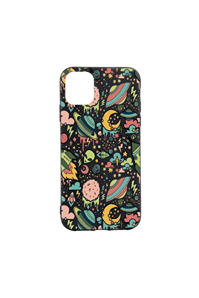 bestcase Husa Silicon Universe, Planets UFO, compatibila cu Xiaomi Mi 11 Lite...