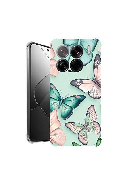 bestcase Θήκη για Xiaomi 15, Αντικραδασμική 1.5MM, Σχέδιο πεταλούδας, Προστασ...