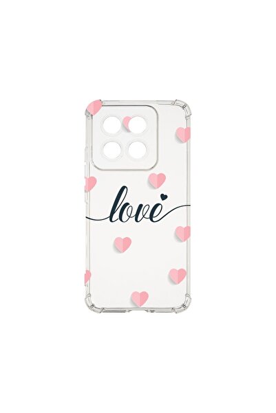 bestcase Husa pentru Xiaomi 14T, BestCase¬Æ Anti Shock 1.5MM, Love Flying Hea...