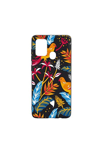 bestcase Θήκη σιλικόνης συμβατή με Realme C12, Έγχρωμα πουλιά, ανθεκτική στη ...