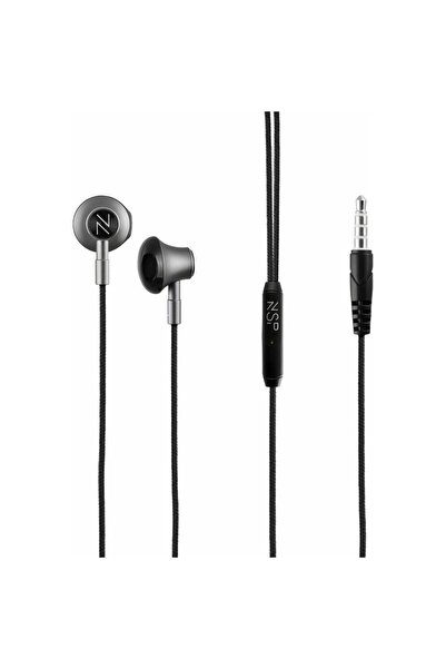 NSP Ακουστικό HN30 Earbuds Handsfree Stereo Ultra Bass με Βύσμα 3.5mm Γκρι