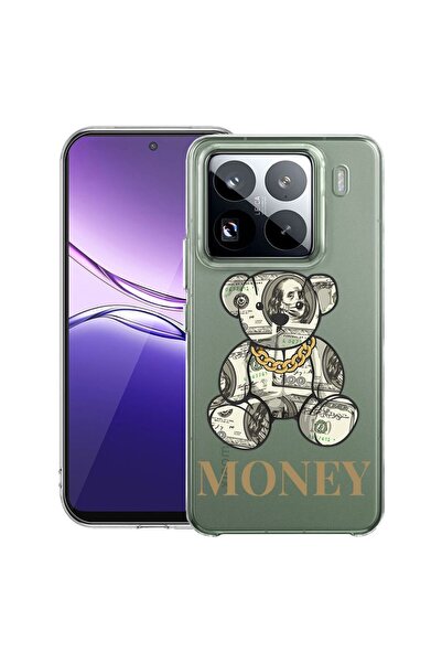 bestcase Διαφανής Λεπτή Θήκη Σιλικόνης Συμβατή με Xiaomi 15, Teddy Bear Money...