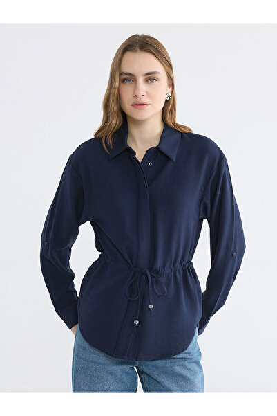 LC Waikiki Nevavm Women's Shirt with Gathered Waist
