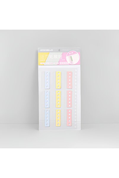 Choice A 1pc self-adhesive binding hook stickers with round holes - Loose pag...