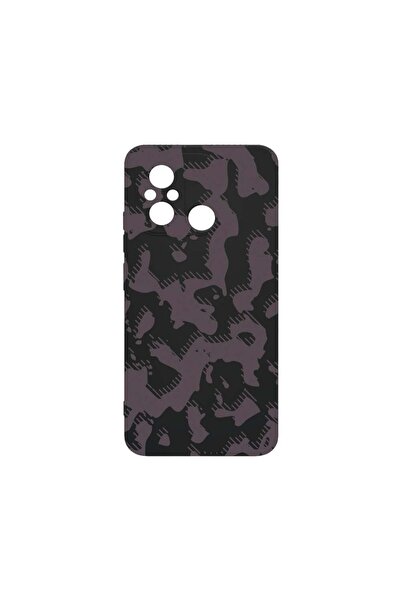 bestcase Λεπτή Θήκη Σιλικόνης 0.8MM, Συμβατή με Xiaomi Redmi 12C, Γκρι Καμουφ...