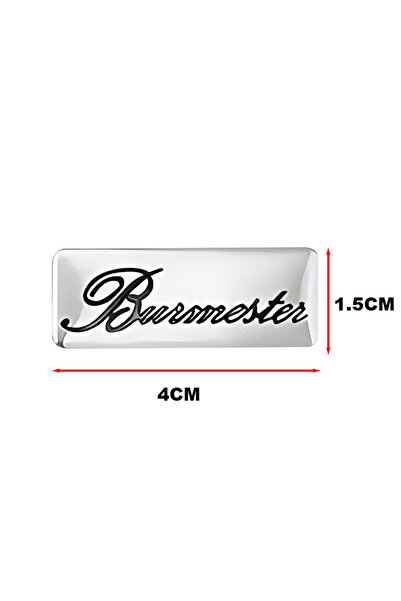 Choice Burmester-big-4pcs 2/4 sets of 3D metal car audio stereo badges, audio...
