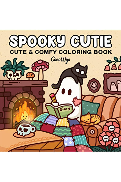 Choice4 كتاب تلوين 3 COZY FRIENDS للكبار والمراهقين، كتاب تلوين الهالوين يضم ...