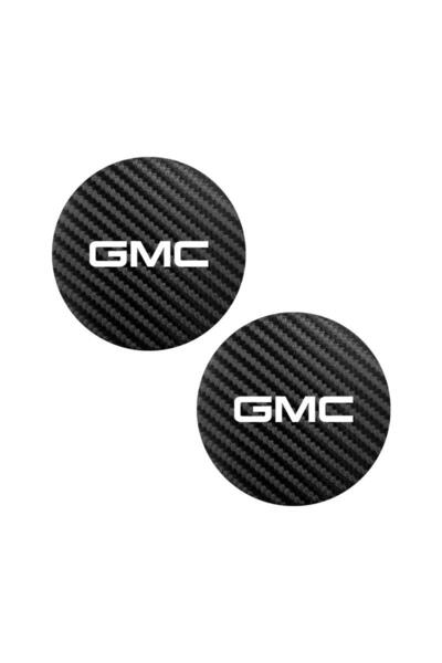 Choice GMC 2Pcs Car Leather Coaster Mat Anti-slip Water Cup Pad For GMC Terra...
