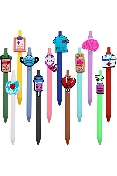 Choice 12 pcs 10/12Pcs Nurse Pens Cute Nursing Student Essentials Pens for Nu...