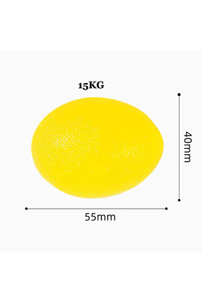Choice6 YELLOW Silicone Hand Grip Ball Egg Gym Fitness Finger Heavy Exerciser...