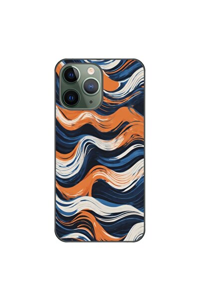 OEM Husa compatibila cu Apple iPhone 11 Pro Silicon Gel Tpu Model Abstract Cr...