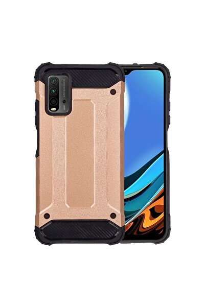Sonique Θήκη Heavy Armor Xiaomi Poco M3 / Redmi 9T Ροζ Χρυσό