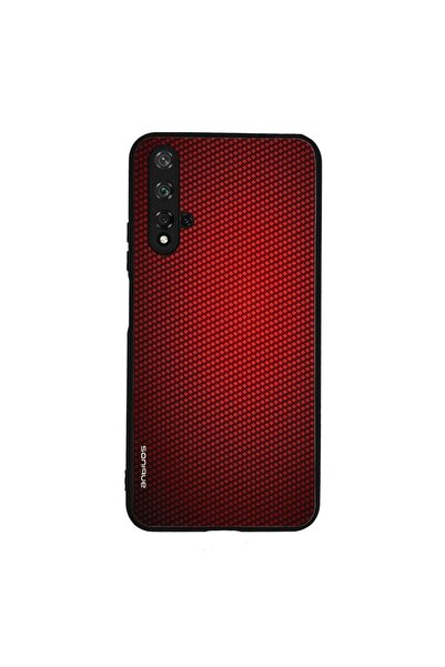 Sonique Θήκη Carbon Series για Honor 20 / Nova 5T Κόκκινο