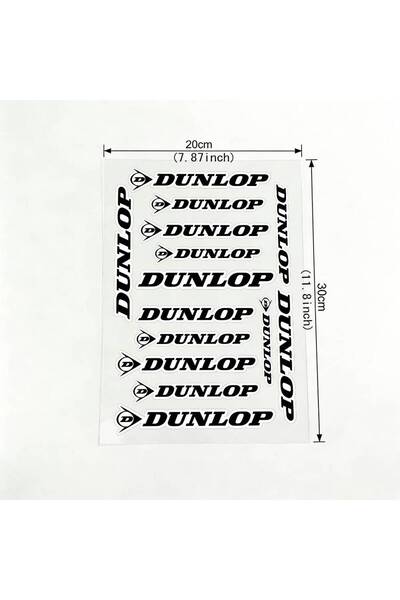 Choice z1 20x30cm For DUNLOP Reflective Motorcycle Stickers, 3M Safety Warnin...