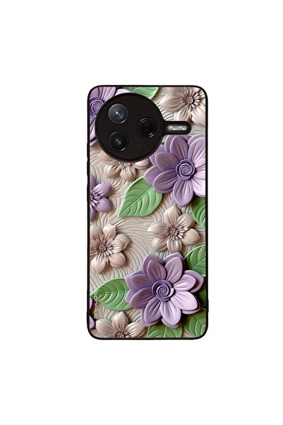 Sonique Θήκη 3D Flower Series για Xiaomi Poco F7 Pro 5G Βιολετί