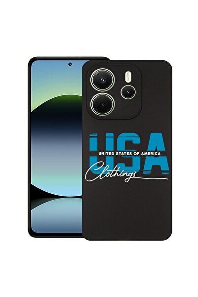 bestcase ¬Æ Husa pentru Xiaomi Redmi Note 14, USA, Slim Silicon 0.8MM, Antiso...