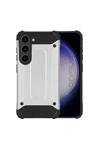 Sonique Θήκη Heavy Armor Samsung Galaxy S23 Plus Ασημί