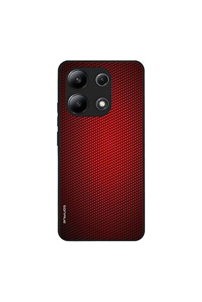 Sonique Θήκη Carbon Series για Xiaomi Redmi Note 13 4G Κόκκινο