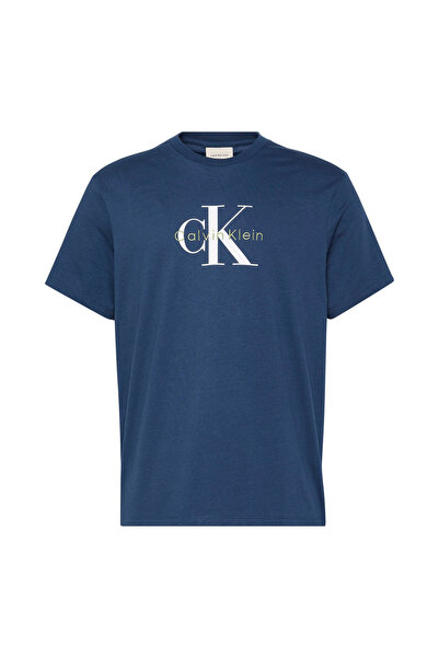 Calvin Klein Tricou bărbătesc cu mânecă scurtă cu logo monogramă M