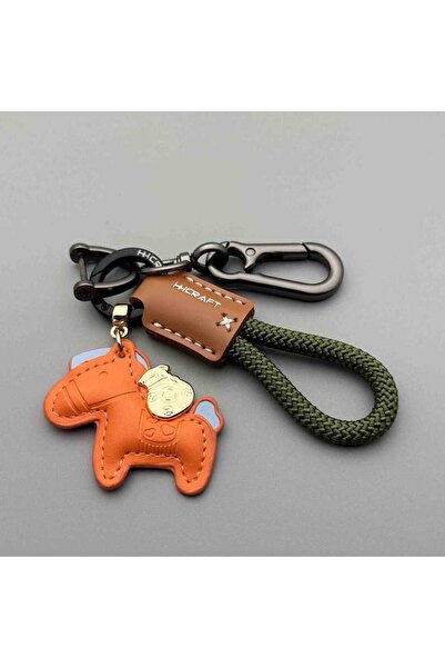 Choice3 Style 8 1PC Genuine Leather Car Keychain Minimalist Key Holder with P...
