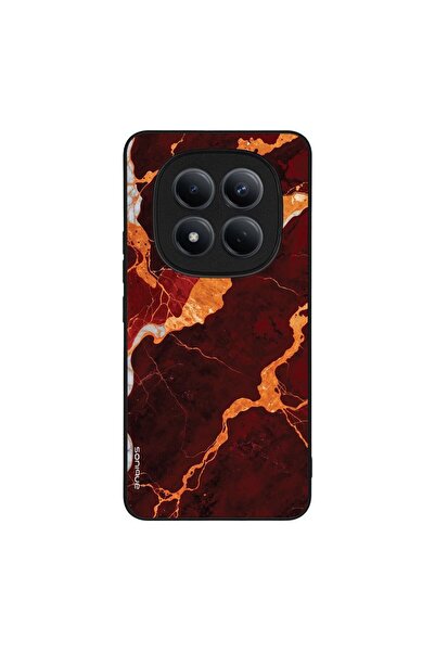Sonique Θήκη Marble Series για Xiaomi Redmi Note 15 Pro 4G Κόκκινο