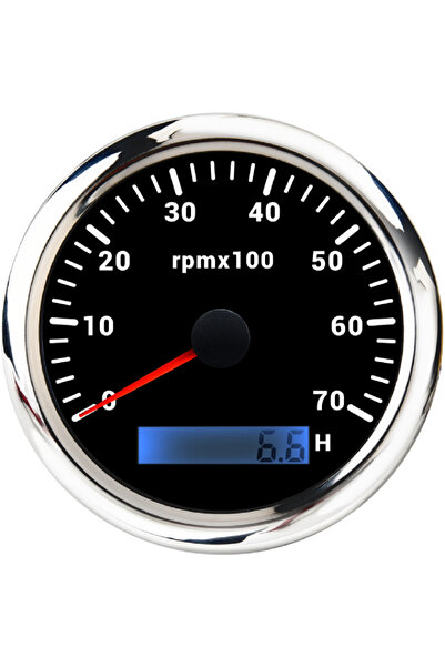 Choice15 7KBS ELING 85mm Auto Marine Tachometer RPM Meter Gauge 3K~8K REV Cou...