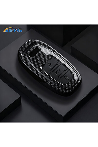 Choice1 Carbon Car ABS Key Case Cover Shell For Audi A1 A3 8V A4 B8 B9 A5 A6 ...