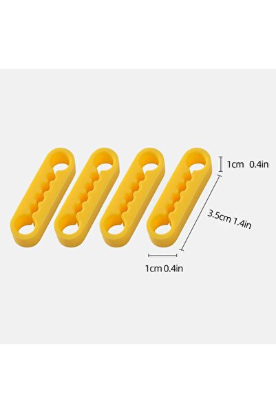 choice2 Yellow Car Door Shock Absorber Pads Silicone Elastic Damper Cushion C...