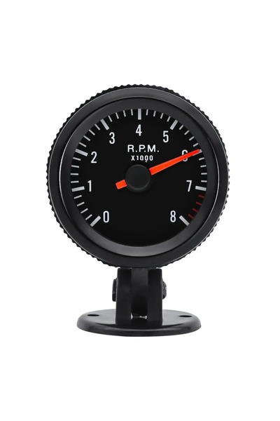Choice Black 52mm Car RPM Gauge 0-8000 PRM Tachometer With LED Backlight For ...