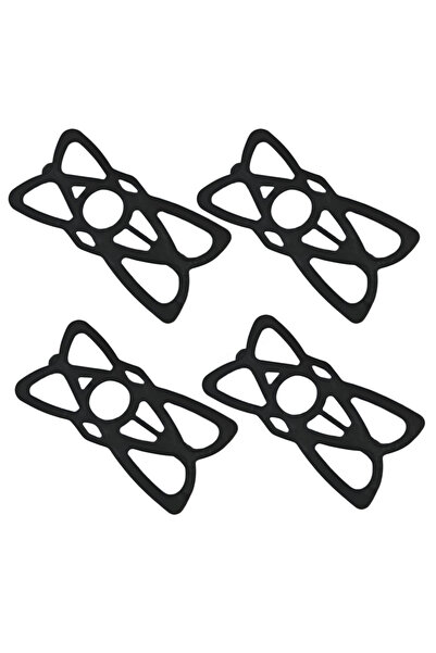 Choice 4pcs Silicone Phone Mount X Holder Strap Security Bands Universal Moto...