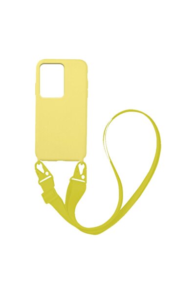 Sonique Θήκη Σιλικόνης με Strap CarryHang Xiaomi Redmi Note 12 4G Κίτρινο