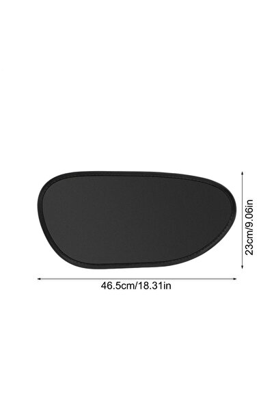 Choice Black 2PCS Electrostatic Car Sun Shade 2pcs UV Blocking Side Window Co...