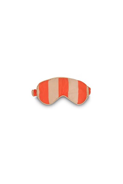 Sleep Garden Cotton Patterned Soft Sleep Eye Mask Light-Proof Orange-Salmon C...