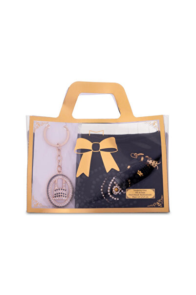 Hayrat Neşriyat Flameli Scarf + Prayer Beads + Keychain + Zikirmatik Gift Set...