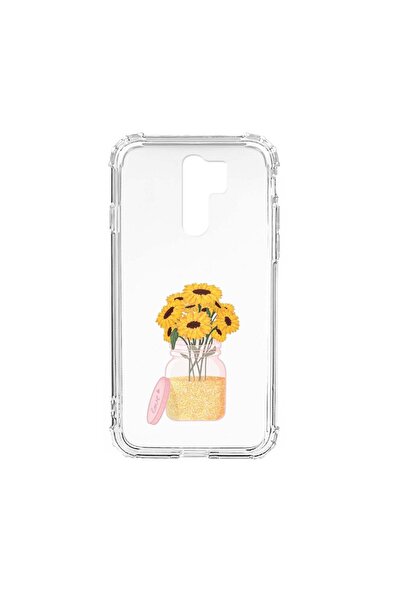 bestcase Husa Anti Shock Silicon Compatibila Cu Xiaomi Redmi 9, Sun Flower, M...