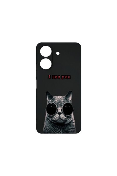 bestcase Slim SIlicon 0.8MM Case, Compatible with Xiaomi Redmi 13C, I See You...