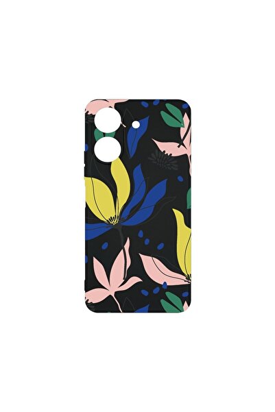 bestcase Λεπτή Θήκη Σιλικόνης 0.8MM, Συμβατή με Xiaomi Redmi 13C, Σχέδιο Λουλ...
